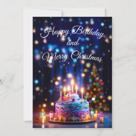 Feliz cumpleaños y Feliz Navidad