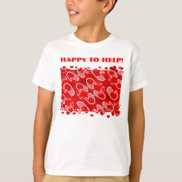 ¡FELIZ DE AYUDAR! Camiseta