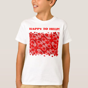 ¡FELIZ DE AYUDAR! Camiseta