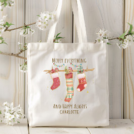 Feliz de todo siempre Navidades Bolsas