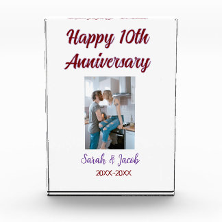 Feliz décimo aniversario foto boda apellido d