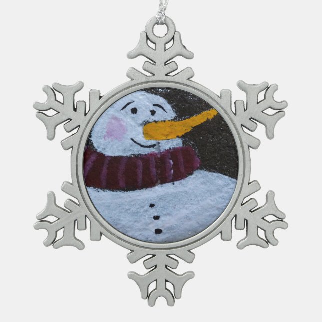 Feliz decoración de copas de nieve (Anverso)