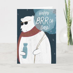 Feliz Día BRR Tarjeta de felicitación de cumpleaño
