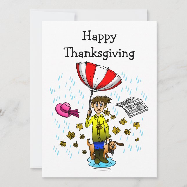 Feliz Día de Acción de Gracias (Anverso)