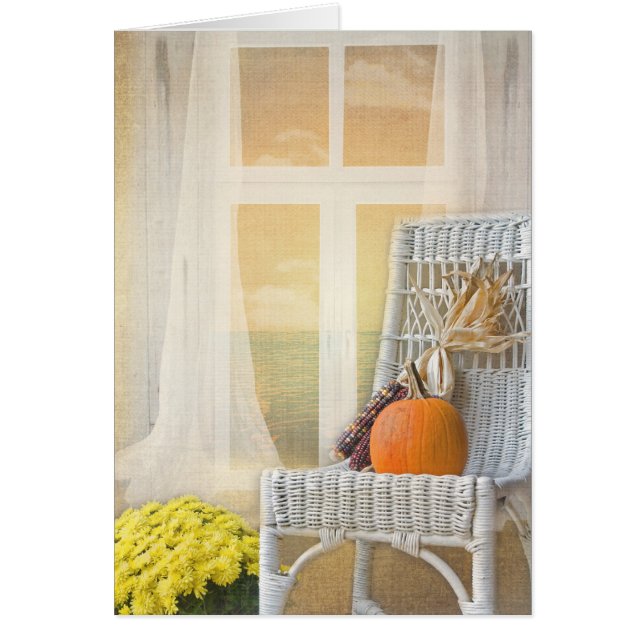 Feliz Día de Acción de Gracias a casa (Frente)