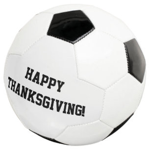 ¡Feliz Día de Acción de Gracias! Balón de fútbol n
