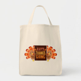 Feliz Día de Acción de Gracias Bolsa de Tote
