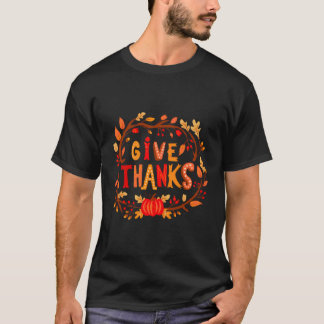 Feliz Día de Acción de Gracias Camiseta de ideas e