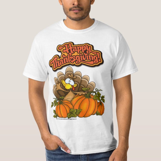 Feliz Día de Acción de Gracias Camiseta Graciosa (Anverso)