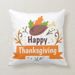 Feliz Día de Acción de Gracias, Cojín decorativo d
