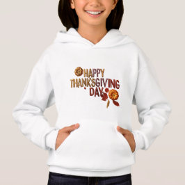 Feliz Día de Acción de Gracias Design Hoodie