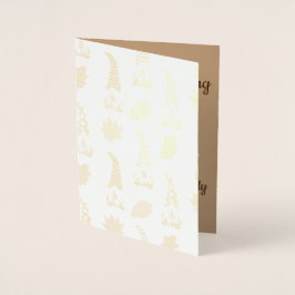 Feliz Día de Acción de Gracias, divertida tarjeta