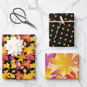 ¡Feliz Día de Acción de Gracias! Hojas de otoño de