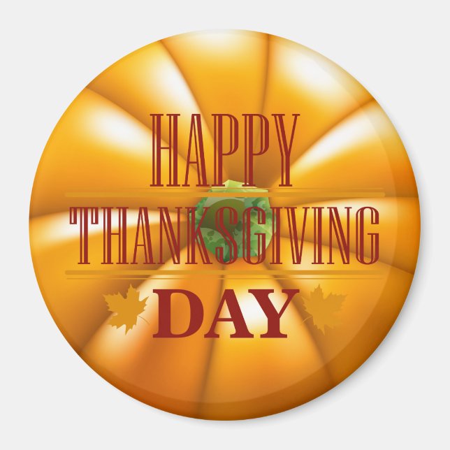 Feliz Día de Acción de Gracias Mejor imán (Frente)