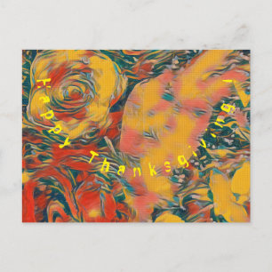 ¡Feliz Día de Acción de Gracias! Postal de Navidad