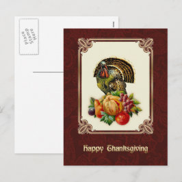 Feliz Día de Acción de Gracias. Postales de diseño