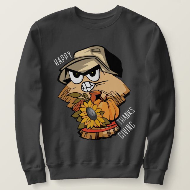 Feliz Día de Acción de Gracias Sweater (Anverso del diseño)