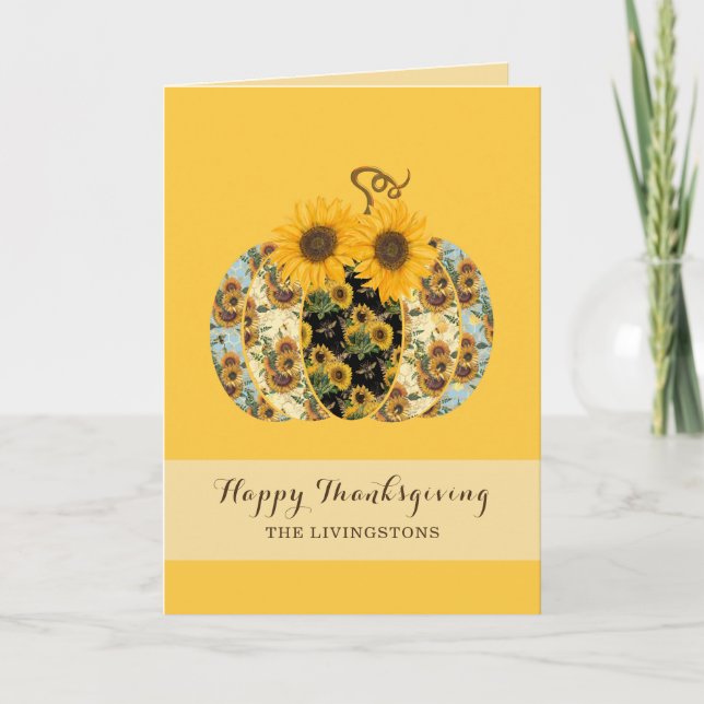 Feliz Día de Acción de Gracias Tarjeta de Bienveni (Anverso)