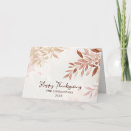 Feliz Día de Acción de Gracias - Tarjeta de Felici