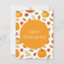 Feliz Día de Acción de Gracias, tarjeta de felicit