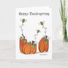 Feliz Día de Acción de Gracias Tarjeta de Recuerdo