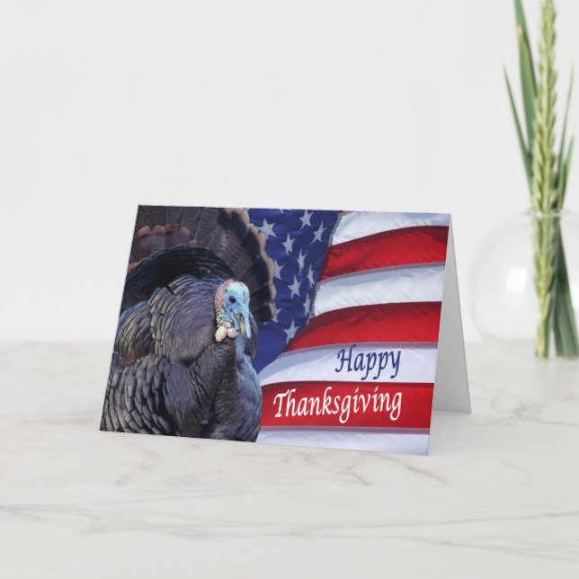 Feliz Día de Acción de Gracias tarjeta de saludo d (Anverso)