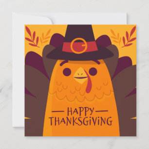 Feliz Día de Acción de Gracias, tarjeta de vacacio