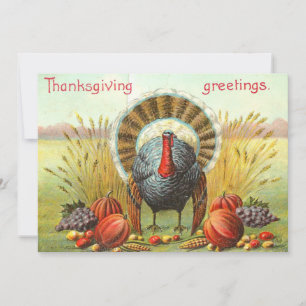 Feliz Día de Acción de Gracias, tarjeta de vacacio