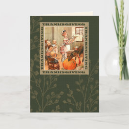 Feliz Día de Acción de Gracias. Tarjetas de felici