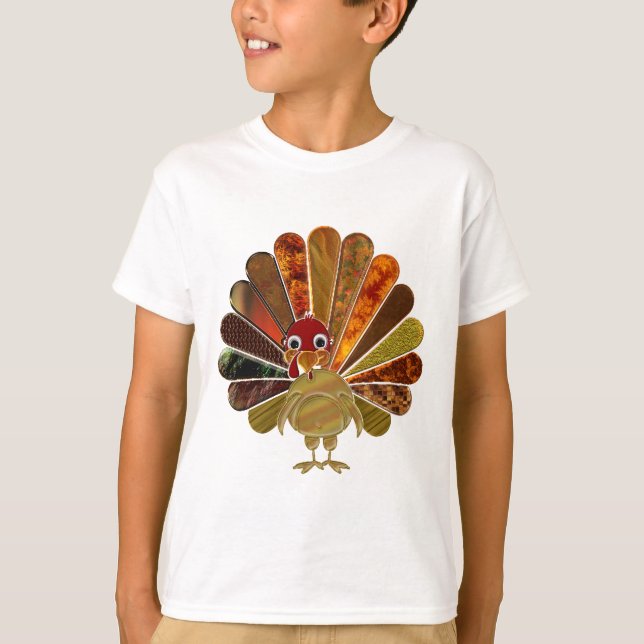 Feliz Día de Acción de Gracias Turquía - Camiseta  (Anverso)