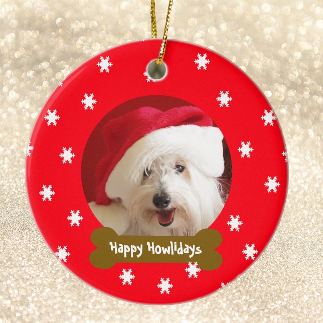 Feliz Día de Amanecer Ornamento navideño de Snowfl (Subido por el creador)