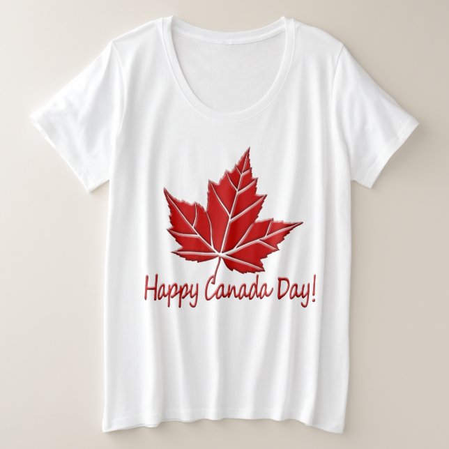 Feliz Día de Canadá: camisetas más Camisetas de Ca (Anverso del diseño)