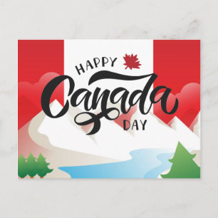 Feliz Día de Canadá Tarjeta de Canada Post