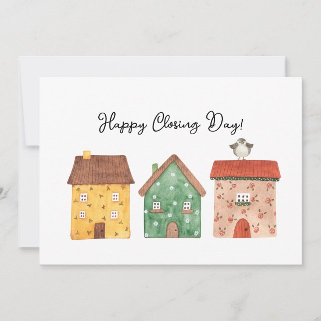 Feliz Día de Cierre Apreciación del Cliente Inmobi (Anverso)