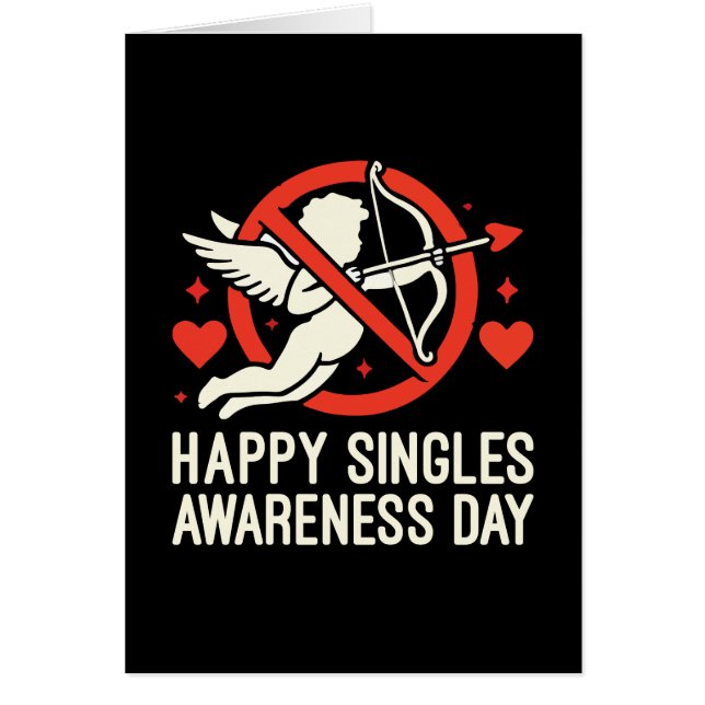 Feliz Día de Conciencia de los Solteros, Día de Sa (Frente)