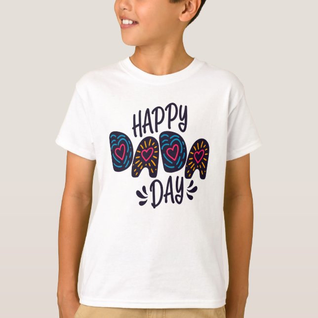 Feliz Día de Dada Feliz Día del Padre | Camisa (Anverso)