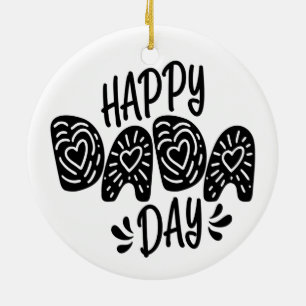 Feliz Día de Dada Feliz Día del Padre   Ornamento
