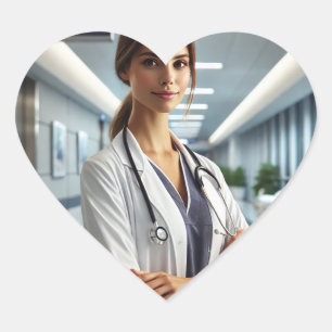 Feliz día de enfermera de pegatinas