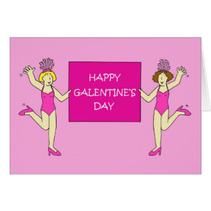 Feliz Día de Galentine el 13 de febrero