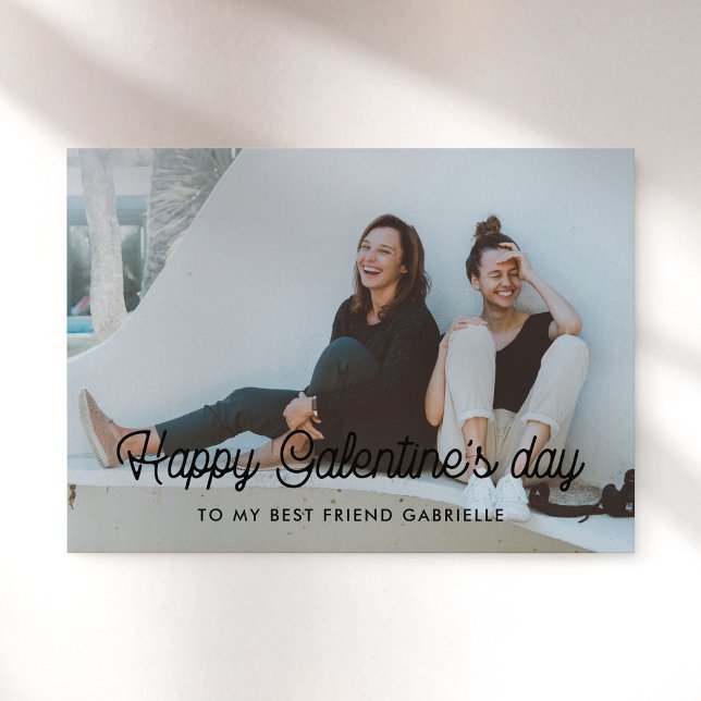 Feliz día de Galentine, mejor tarjeta de fotos par (Subido por el creador)