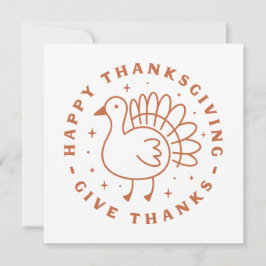 Feliz día de gracias gracias lindo pavo