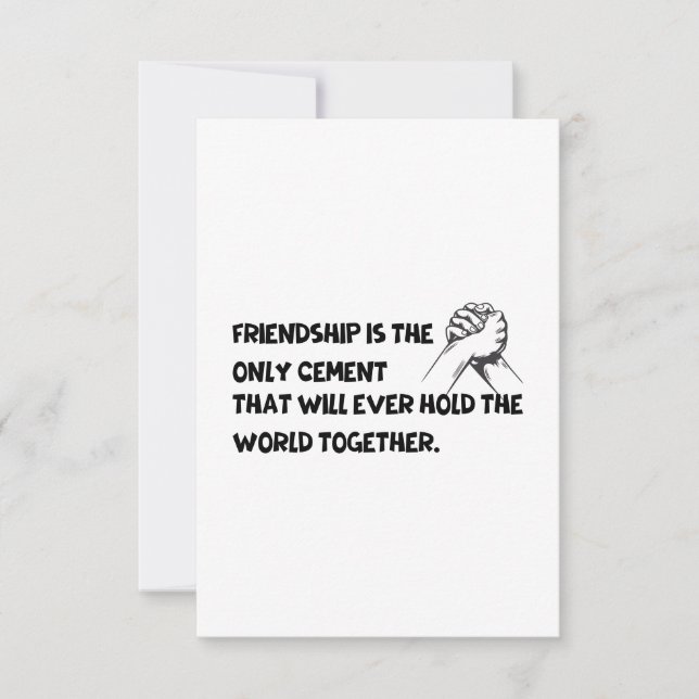 feliz día de la amistad (Anverso)