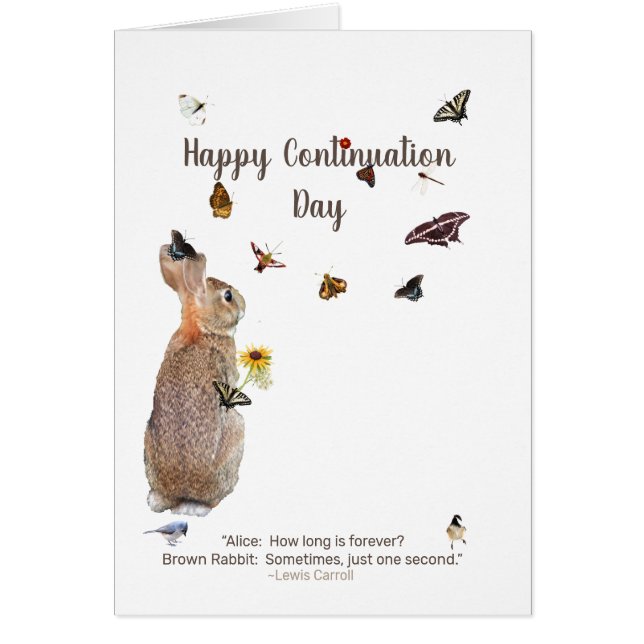 Feliz Día de la Continuación: Ahorra el momento (Frente)