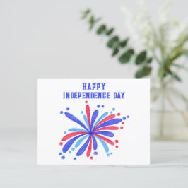 Feliz Día de la Independencia - Tarjeta postal del