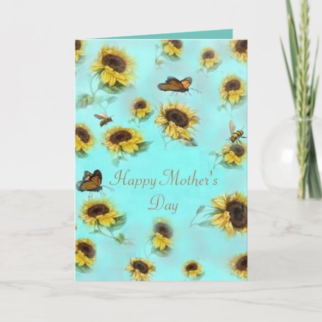 "Feliz día de la madre 4" tarjeta estándar (Anverso)