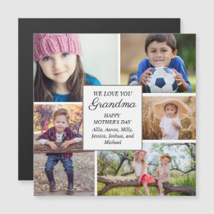 Feliz Día de la Madre Abuela 5 foto de familia inf