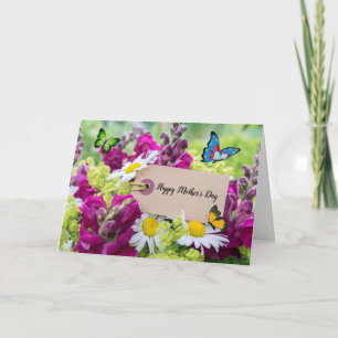 Feliz Día de la Madre Bouquet tarjeta de felicitac