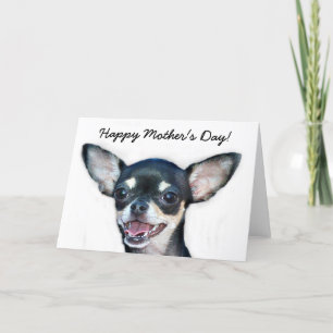 Feliz Día de la Madre Chihuahua tarjeta de felicit