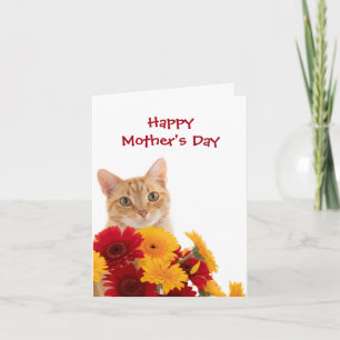 Feliz Día de la Madre Cute tarjeta de saludo de ga
