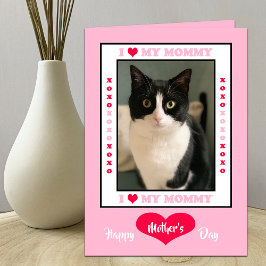 Feliz Día de la Madre desde la tarjeta del gato —